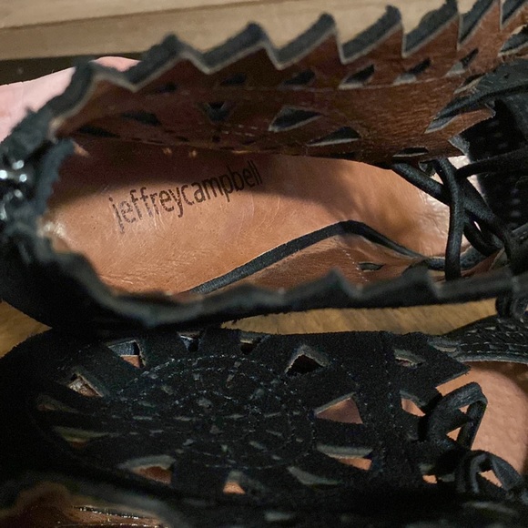 Jeffrey Campbell Cordia Perforated Bootie Sandal 8.5 - Picture 7 of 8